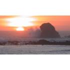 Crescent City: : Sunset on the overlook