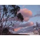San Bernardino: Cotton Candy Clouds over Devil's Canyon Reservoir