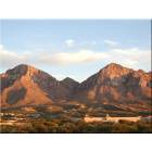 Oro Valley: view of Pusch Ridge, part of the Catalina Mtns.