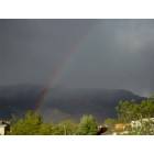 Albuquerque: : Rainbow around the SandiaMountain
