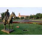 Lubbock: : Will Rogers statue on the campus of Texas Tech University