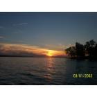 Alpena: Long Lake sunset summer of 2005