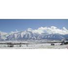 Elk Ridge, UT : View of Elk ridge with Mt. Loafer in the background ...