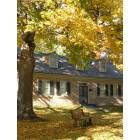 Platteville: Stone Cottage Museum During Fall Colors