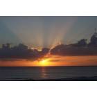Bradenton Beach: Sunset over Gulf of Mexico, Bradenton Beach, FL - on Anna Maria Island, 2003