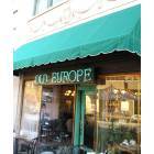 Asheville: : Old Europe Coffe Shop window, downtown Asheville, NC 2006