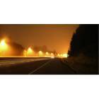 Bothell: I-405 through Bothell on a foggy night.