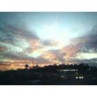 Pineville: Sunset over Procter & Gamble in Pineville Louisiana