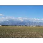 Ontario: : View of the Mountains via Inland Empire Blvd between Vineyard and Archibald