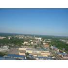 Branson: : View of Branson from a helicopter.