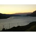 Dallesport: Sunset on the Columbia River, taken from Dallesport WA
