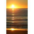 The early bird catches a sunrise on Hampton Beach