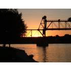 Ottawa: : The bidge on the river near Allen Park