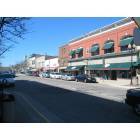 Sturgeon Bay: Downtown view of the many shops