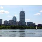 Boston: : Boston Cityscape and Sailboat on the Charles River