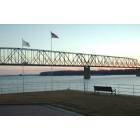 Quincy: One of our city's beautiful bridges at sunset