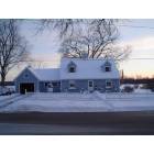 Portage: : Portage - house covered by snow