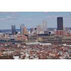 Pittsburgh: : The Pittsburgh skyline, with the South Side in the foreground.