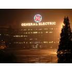 Schenectady: GE Plant with Logo Sign on top of Building