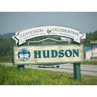 Hudson: Hudson Welcome Sign