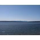 Camano: Camano State Park - view of the Olympic Mountains