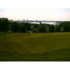 Evansville: : A view of the Ohio River and downtown Evansville IN. rom Reitz hill