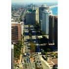 Long Beach: Ocean Blvd, shot from Wells Fargo Building terrace