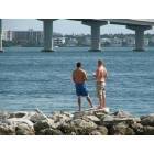 Clearwater: : Michigan boys on the beach