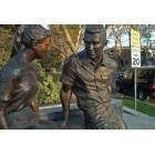 Modesto: Close up of the monument to the film American Graffiti at 
