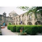 San Antonio: : The courtyard at Mission San Jose