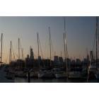 Chicago: : Chicago Skyline - Sunset