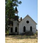 Grass Valley: An abandonded Old Curch in Grass Valley Oregon .. Built around 1906 and abandonded around 1962.. Population of 171..