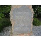 Dawson: Historical Stone Marker, Herod, Ga south of Dawson