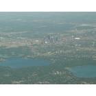 Minneapolis: Minneapolis from the Southwest with Lake Calhoun & Harriett
