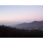 Asheville: : sunset over Asheville, NC