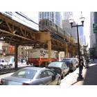 Chicago: : El-train in Chicago