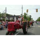 Our only street light Antique Tractor Club Crawfish Fest