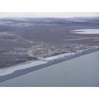 Brevig Mission: View of Brevig Mission, Alaska from airplane