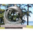Fairhope: The Dolphin Marble Display