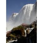 Niagara Falls: : American Falls and Cave of the Winds staircase