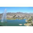 Fountain Hills: The Fountain from a model airplane
