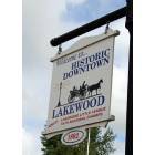Lakewood: : One of two Lakewood Historical signs posting the creation date of the township.