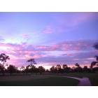I live on san carlos golf couse and this is a photo of the sunset.