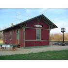 Plainfield: Refurbished Train Depot, now Historical Society