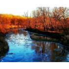 Spillville: Turkey River Sunset