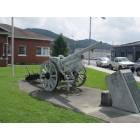 Saltville: Old Cannon Sitting In Front Of The Town Hall