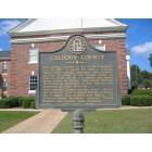 Morgan: Historical Marker, Calhoun County Courthouse