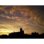 Green Bay: Downtown Silhouette (Taken from Walnut St. Bridge at sunrise)