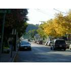 Bridge Street, Frenchtown NJ Autumn. A quiet little town on the Delaware River