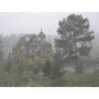 Estes Park: : St. Malo Chapel in the early fall snow